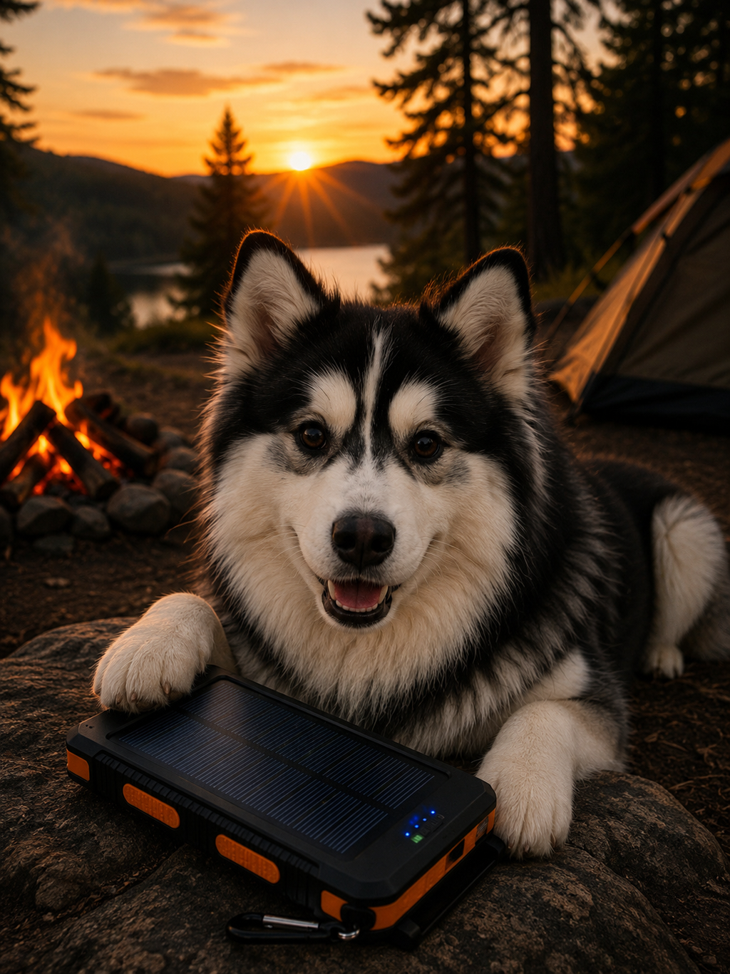 Power Bank Solar  80000mAh