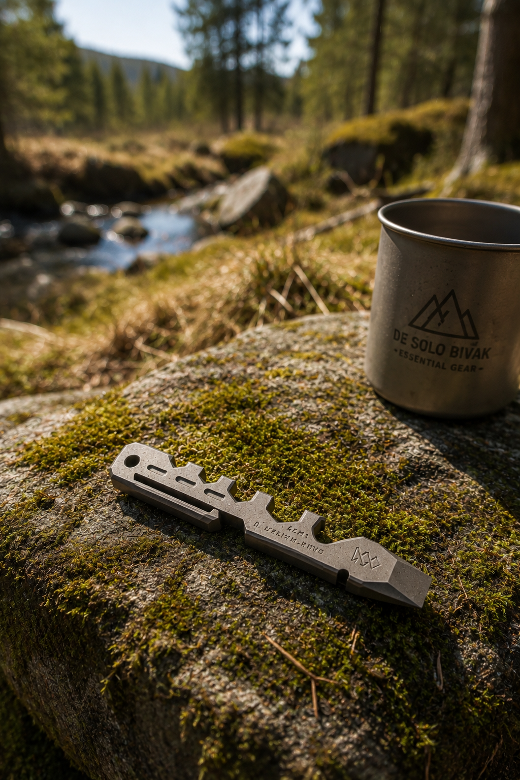 Titanium Crowbar Multifunctional Tools Outdoor Survival Gear
