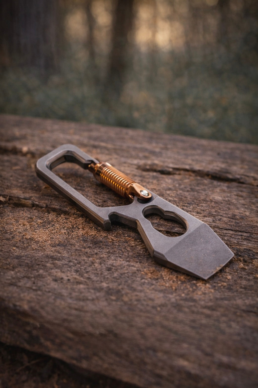 Crowbar Keychain EDC Titanium