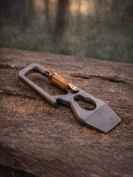 Crowbar Keychain EDC Titanium