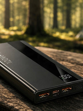 500.000mAh Powerbank met 120W snelladen, grote capaciteit, PD 20W, geschikt voor alle mobiele telefoons, lange gebruiksduur.