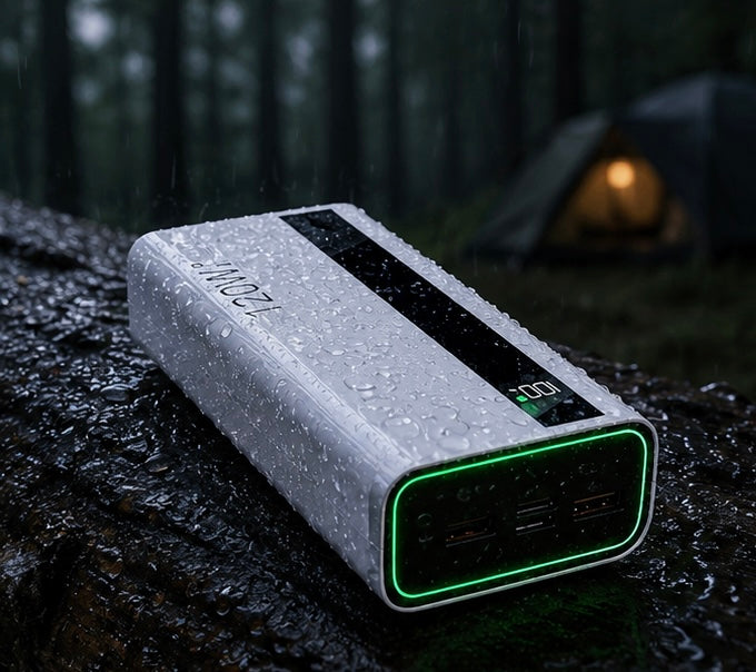 500.000mAh Powerbank met 120W snelladen, grote capaciteit, PD 20W, geschikt voor alle mobiele telefoons, lange gebruiksduur.