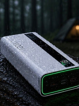 500.000mAh Powerbank met 120W snelladen, grote capaciteit, PD 20W, geschikt voor alle mobiele telefoons, lange gebruiksduur.