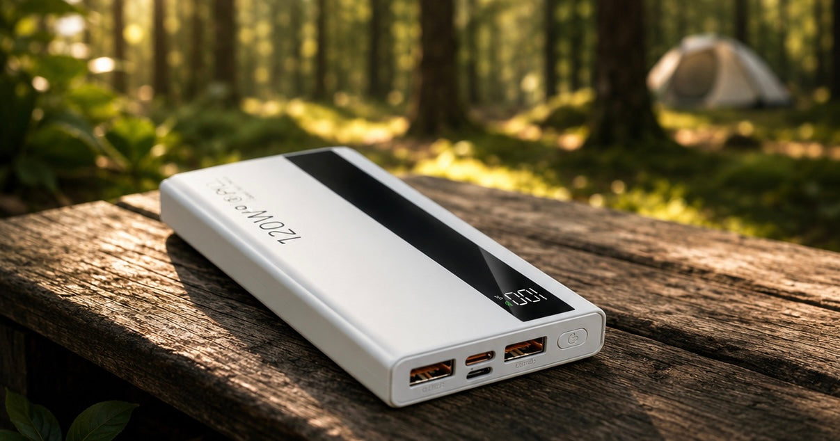 500.000mAh Powerbank met 120W snelladen, grote capaciteit, PD 20W, geschikt voor alle mobiele telefoons, lange gebruiksduur.