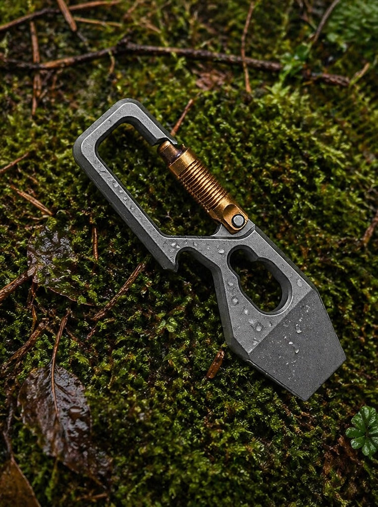 Crowbar Keychain EDC Titanium
