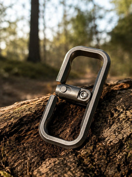 EDC Tool  Titanium Keychain/karabijn
