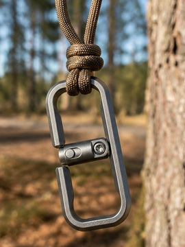 EDC Tool  Titanium Keychain/karabijn