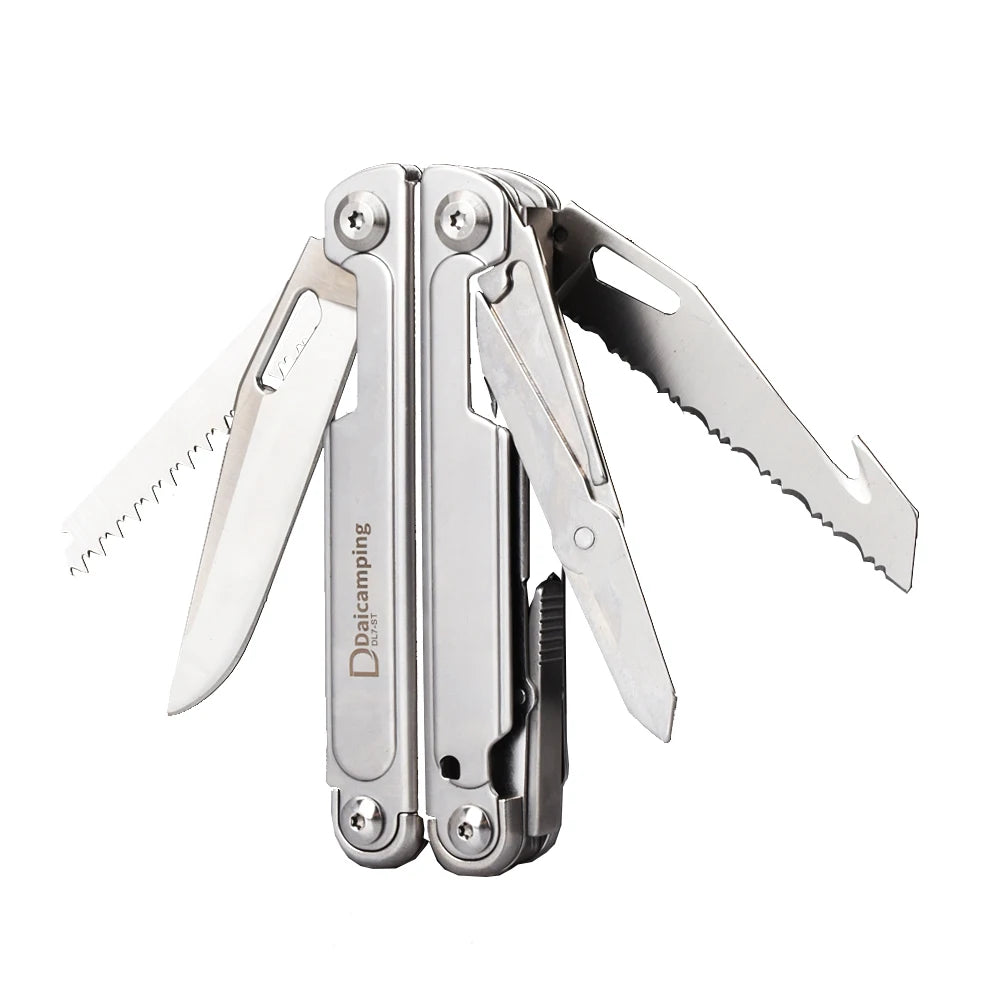 EDC-multitool Daicamping DL7 Titanium G10 roestvrijstalen handgreep.