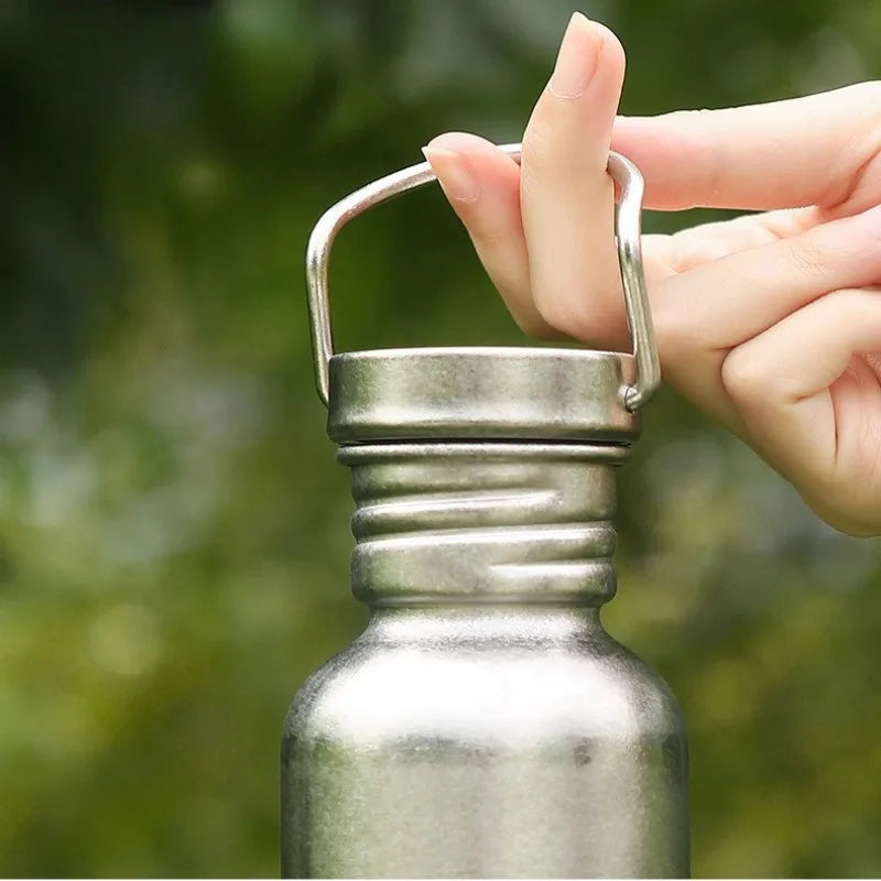 Pure titanium waterfles