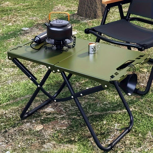 Kampeer tafel . Handig opvouwbare camping tafel