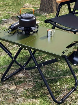 Kampeer tafel . Handig opvouwbare camping tafel