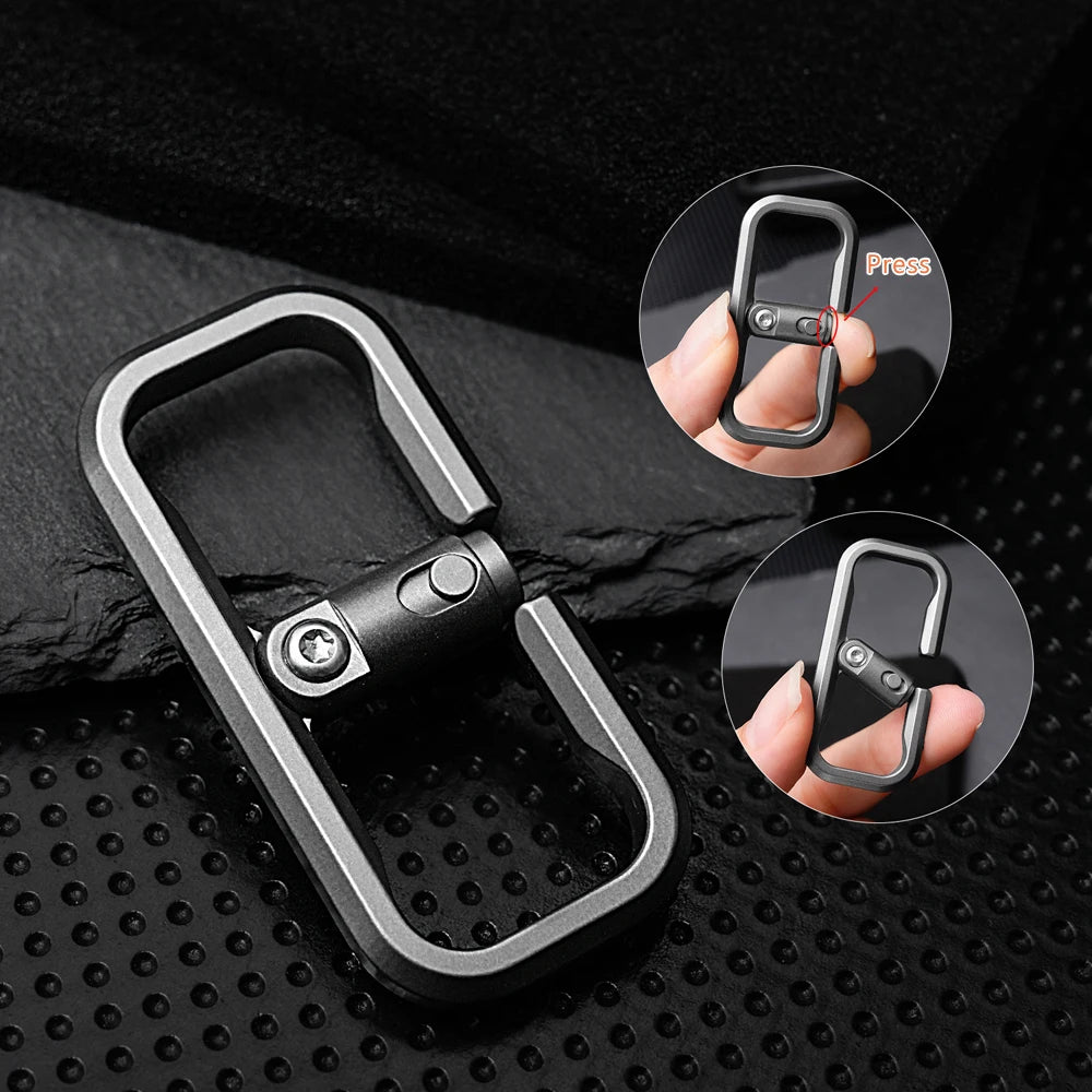 EDC Tool  Titanium Keychain/karabijn