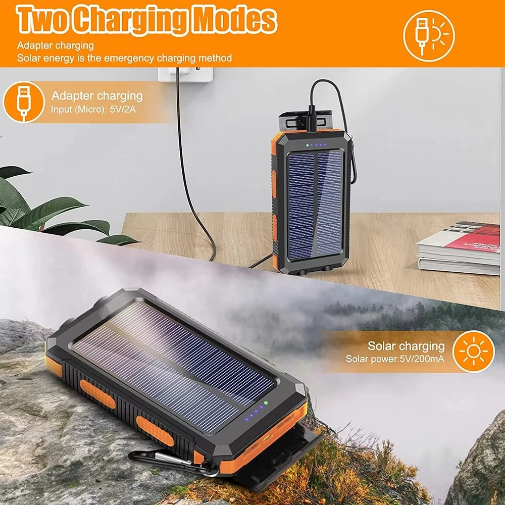 Power Bank Solar  80000mAh