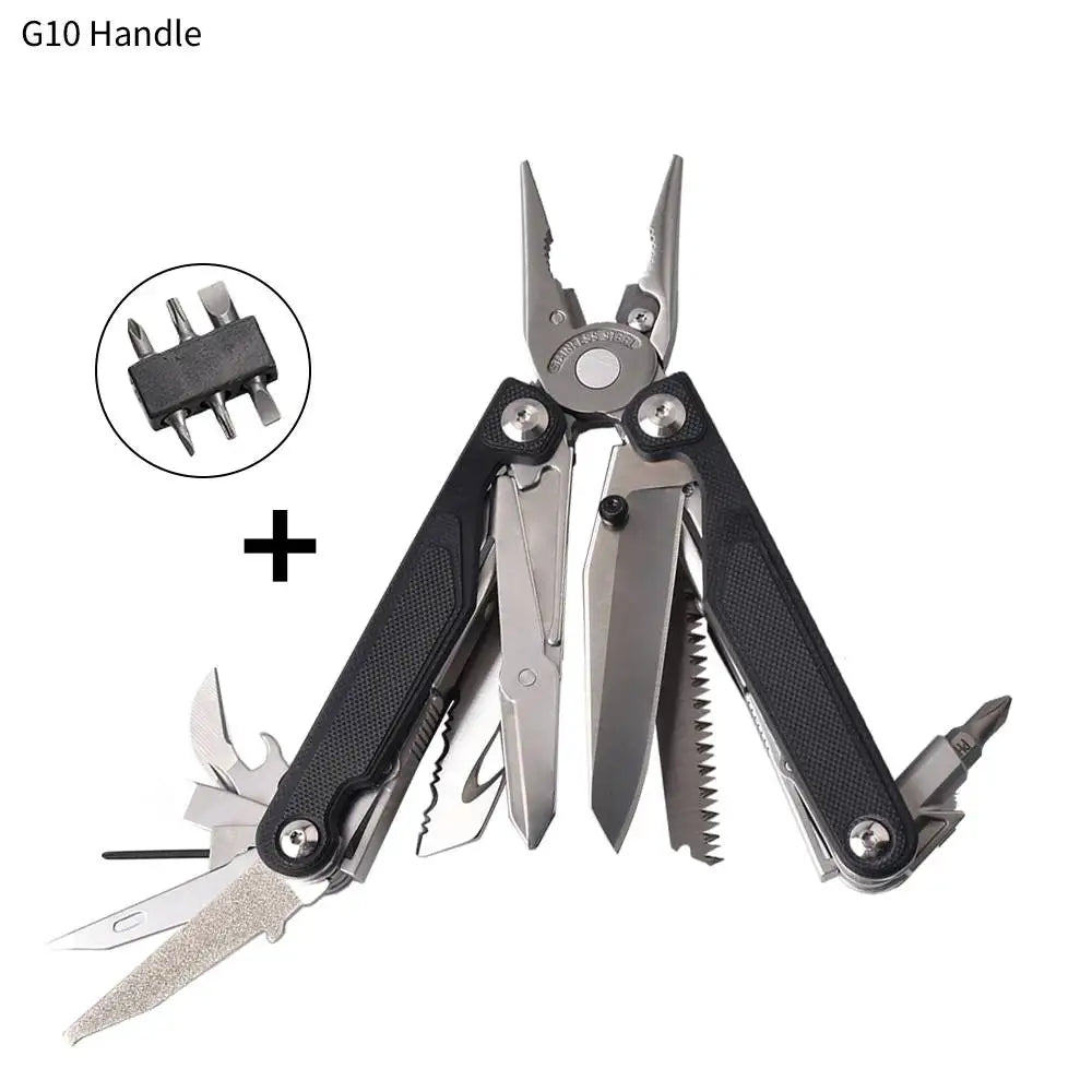 EDC-multitool Daicamping DL7 Titanium G10 roestvrijstalen handgreep.
