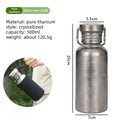 Pure titanium waterfles