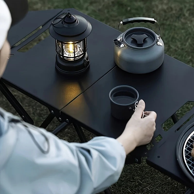 Kampeer tafel . Handig opvouwbare camping tafel
