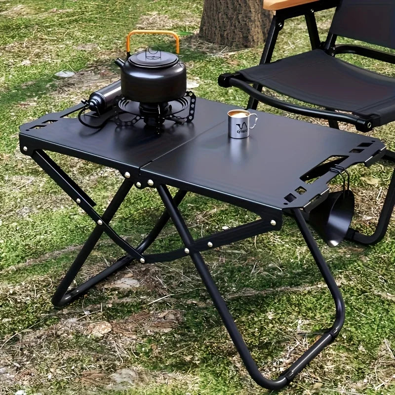 Kampeer tafel . Handig opvouwbare camping tafel