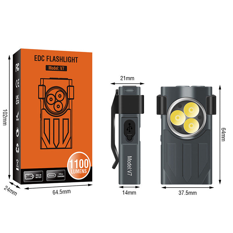 Nieuw EDC zaklamp multifunctioneel