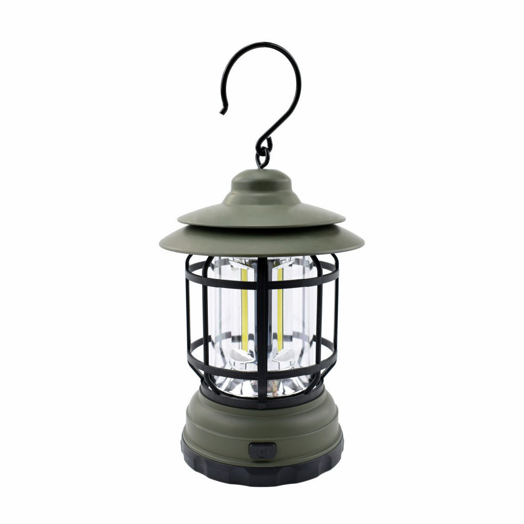 Retro buitenlamp, sfeerverlichting in de avond is uiteraard een must.